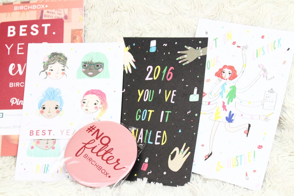 BIRCHBOX UK JANVIER 2016 JANUARY