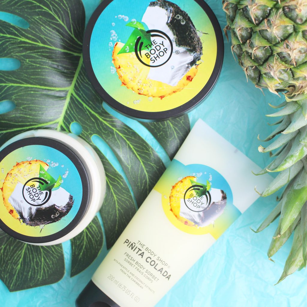 piña colada the body shop